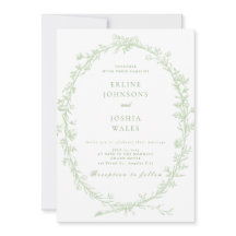 Design élégant de Faire-part de mariage Floral fra
