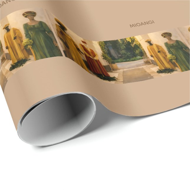 Design elegante e raffinato geschenkpapier (Rolleneckpunkt)