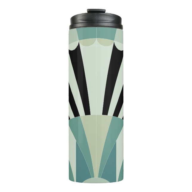 Design-Element für Vintage Kunstdekoration Thermosbecher (Vorderseite)