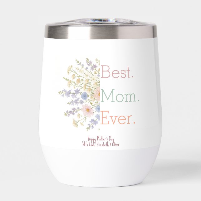 Design floral - Cadeau parfait pour la fête des mè (Avant)