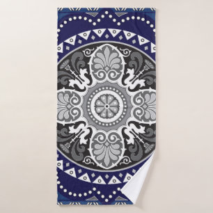 Design floral détaillé de l'Écharpe Paisley