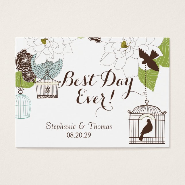 Design floral moderne w Cages d'oiseaux et art Ins (Devant)