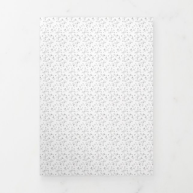 Design Forty Nine Dreifach Gefaltete Urlaubskarte (Cover)