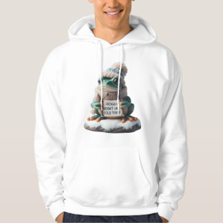 Design: "Froggy mag Kaltwetter nicht" Hoodie