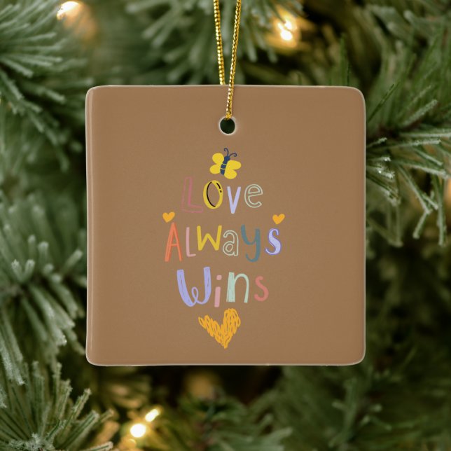Design für adorable Kid-Quotes Keramikornament (Baum)