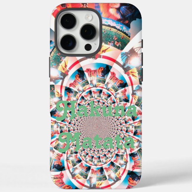 Design für afrikanische Print-Motive iPhone 16 Pro Max Hülle (Rückseite)