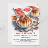 Design für Ahorn und Pecan Pie | Kanada-Tag