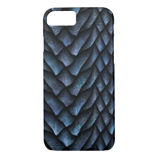 Design für blaue Drachen Case-Mate iPhone Hülle (Rückseite)