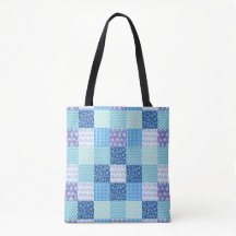 Design für blaue Quilt-Winter-Muster