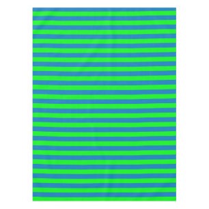 Design für blaue und grüne Streifen Tischdecke