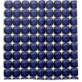 Design für blaues Saphir Duschvorhang