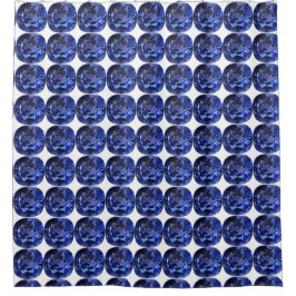 Design für blaues Saphir Duschvorhang