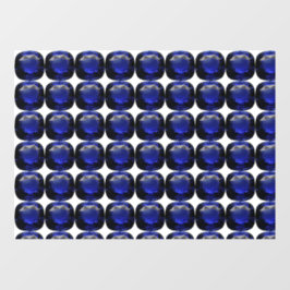 Design für blaues Saphir Fensteraufkleber