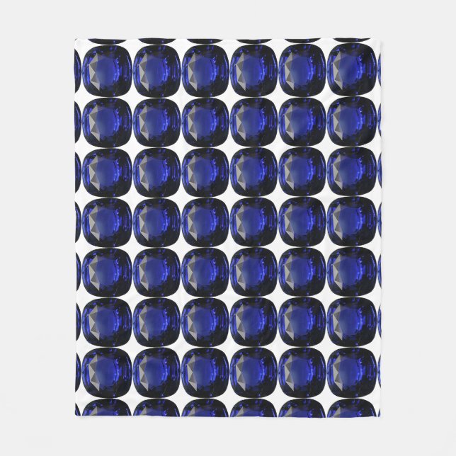 Design für blaues Saphir Fleecedecke (Vorderseite)