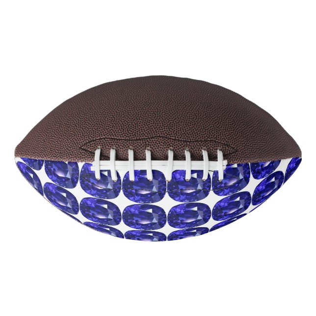 Design für blaues Saphir Football (Vorderseite)