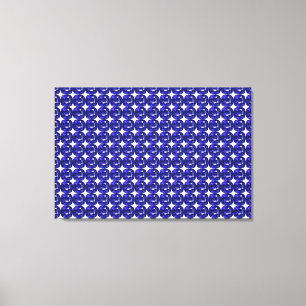 Design für blaues Saphir Leinwanddruck