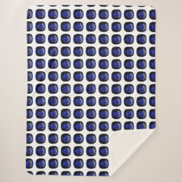 Design für blaues Saphir Sherpadecke