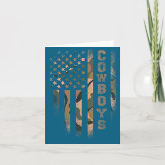Design Für Camo USA-Flagge Patriotisch Karte