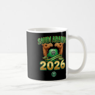 Design für das Fußballteam Saudi-Arabien 2026 Kaffeetasse