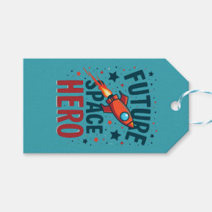 Design für das nächste Raumschiff Retro Geschenkanhänger