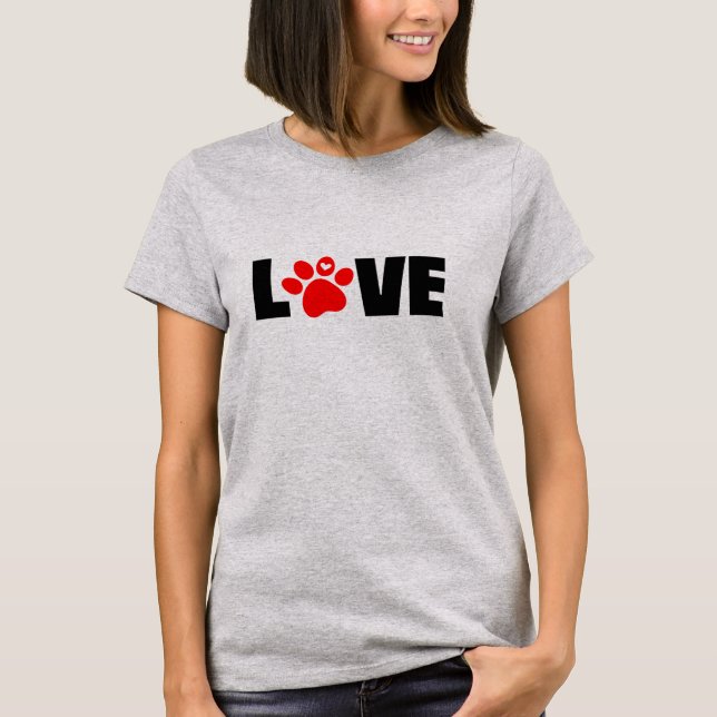 Design für den Cat Dog-T - Shirt für die Liebe (Vorderseite)