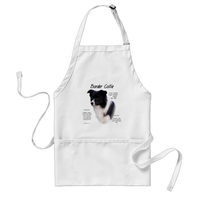 Design für den Verlauf von Border Collie Schürze (Vorne)