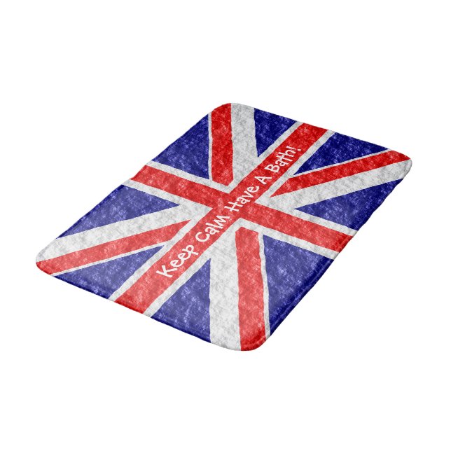 Design für die Flagge eines Unions Badematte (Schrägansicht)