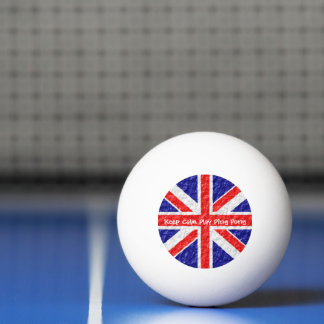 Design für die Flagge eines Unions Tischtennisball