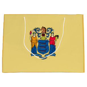 Design für die Flaggen des Staates New Jersey Große Geschenktüte