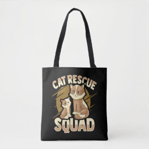 Design für die Rettung von Katzen für Katzen Tasche