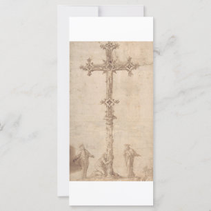 Design für ein Crucifix mit der Jungfrau Mary