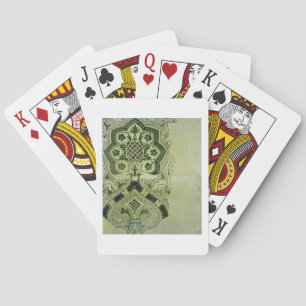 Design für ein eklektisches Hintergrundbild (Tinte Spielkarten