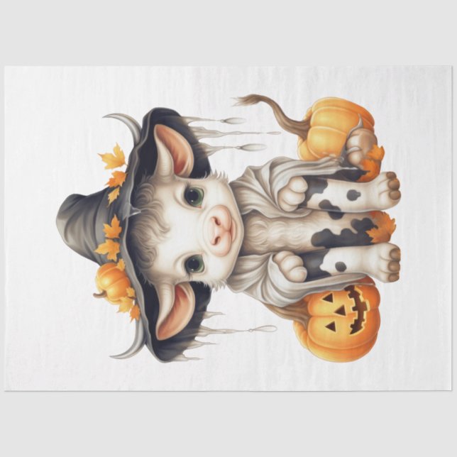 Design für eine Babykeule der Halloween-Serie 2 Seidenpapier (Vorderseite)