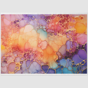 Design für eine Regenbogenfarben-Reihe 9 Seidenpapier
