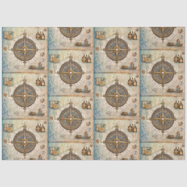 Design für eine Reihe von optischen Kompassgeräten Seidenpapier (Vorderseite)