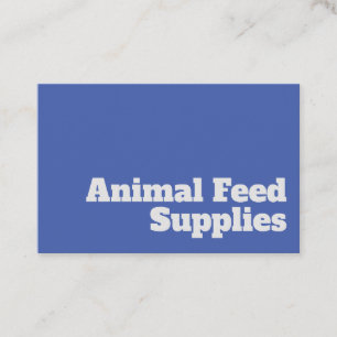 Design für fett und eindeutig Gefüttert Tierproduk Visitenkarte