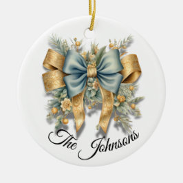 Design für Gold & Blue Festivals - Custom Keramik Ornament