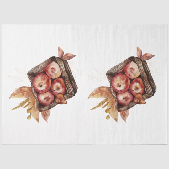 Design für Herbst und Blumen 19 Seidenpapier (Vorderseite)