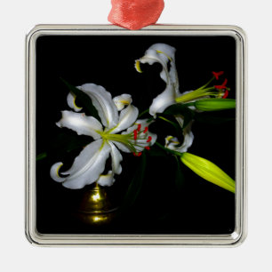 Design für irische Blume Silbernes Ornament
