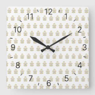 Design für kreative Kunst Quadratische Wanduhr