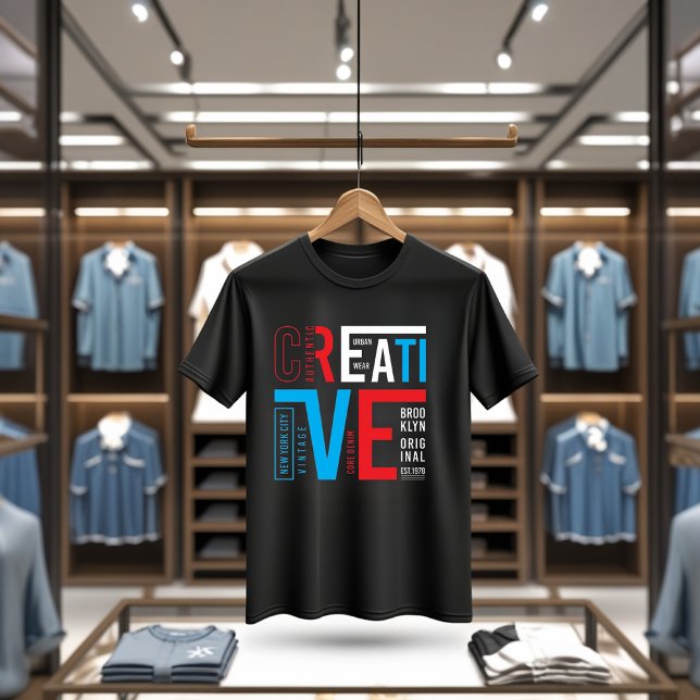 Design für kreative urbane Wear Grafik-T - Shirt (Von Creator hochgeladen)