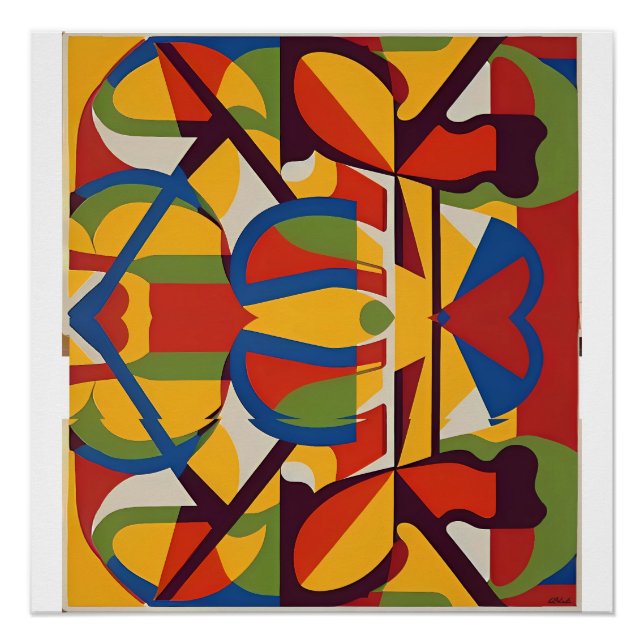 Design für langsames Entriegeln Poster (Vorderseite)