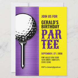 Design für Minimalistisches Golf-Party Einladung