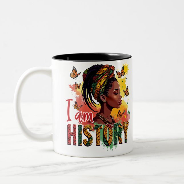 Design für Schwarze Historie und Tasse (Links)