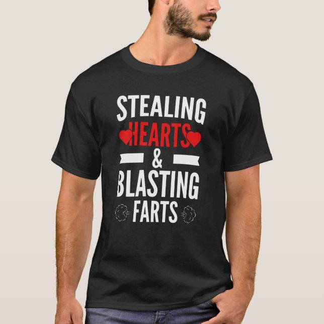 Design für Stechen von Furzen und Blasten T-Shirt (Vorderseite)