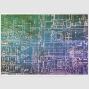 Design für Techniker Seidenpapier