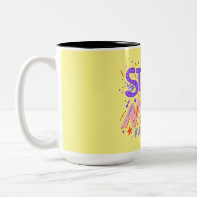 Design für trendige Tasse (Links)