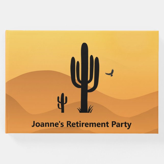 Design Gästebuch der Desert Cactus (Vorderseite)