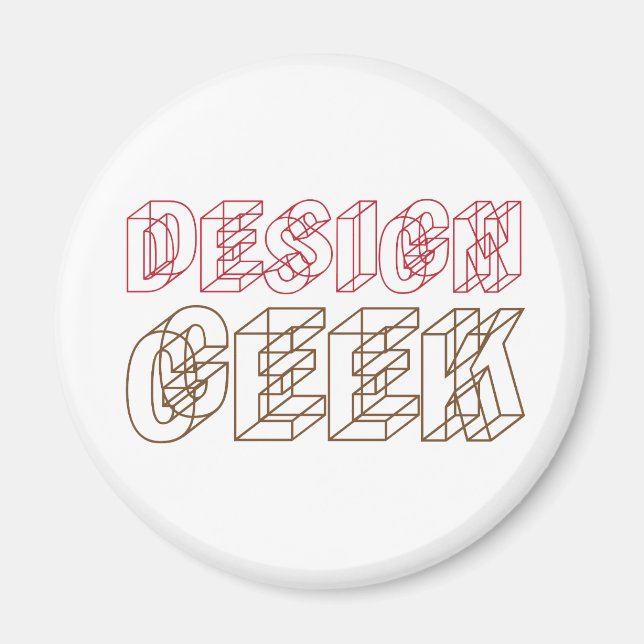 Design Geek Magnet (Vorne)