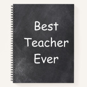 Design-Geschenk für den besten Lehrer je Chalkboar Notizbuch